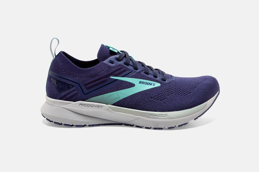 Brooks Ricochet 3 Road Löparskor Dam - Lila/Turkos - 5297-SLURX